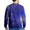 Blue Stardust Space Galaxy Men's Sweatshirt-grizzshop
