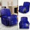 Blue Stardust Space Galaxy Recliner Cover-grizzshop