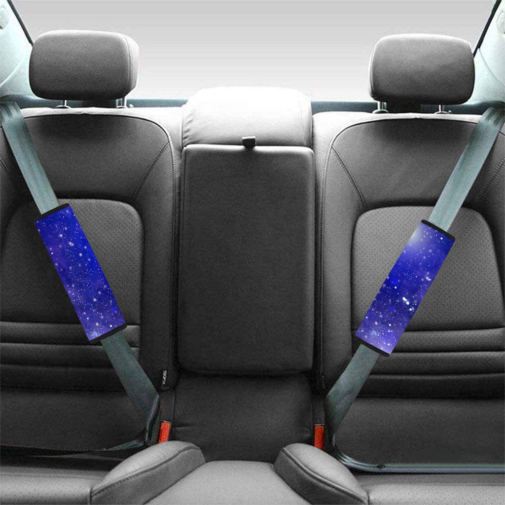 Blue Stardust Space Galaxy Seat Belt Cover-grizzshop