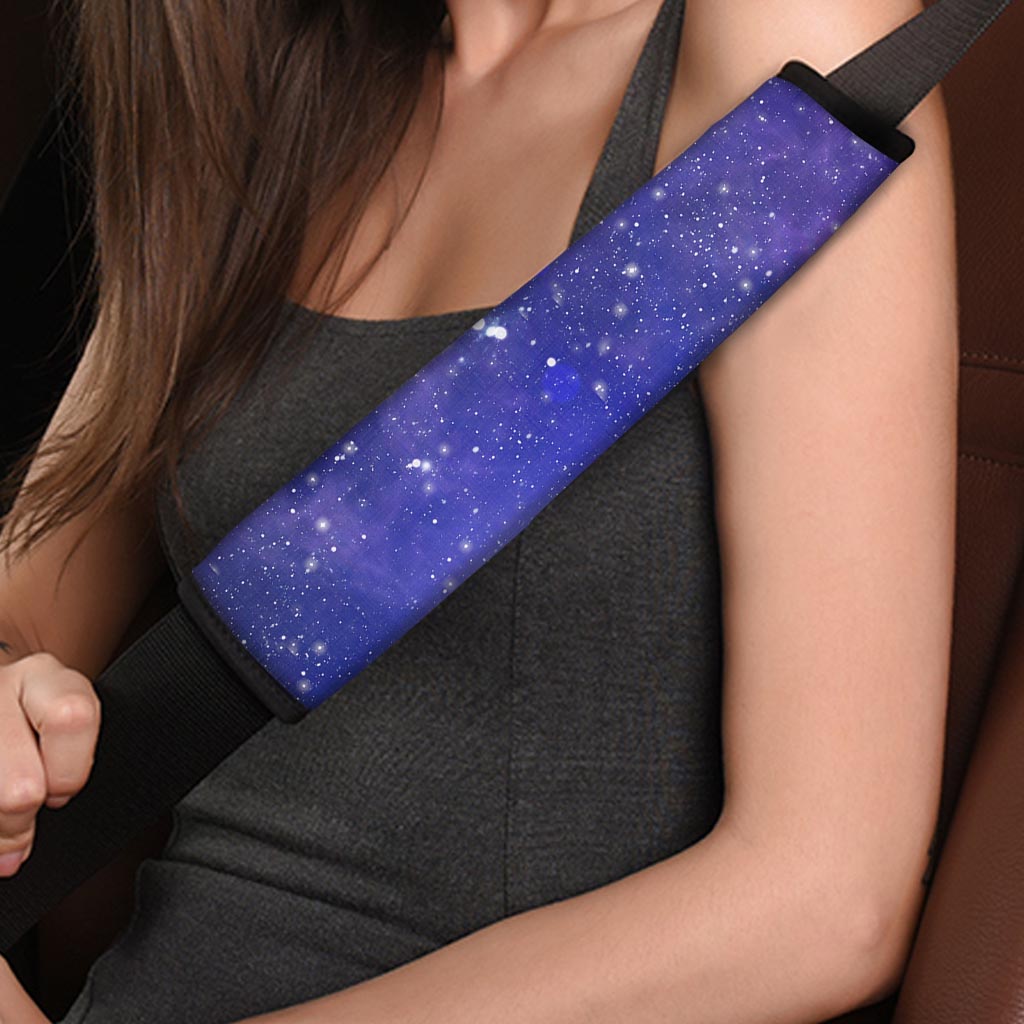 Blue Stardust Space Galaxy Seat Belt Cover-grizzshop