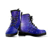 Blue Stardust Space Galaxy Women's Boots-grizzshop