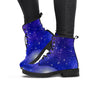 Blue Stardust Space Galaxy Women's Boots-grizzshop