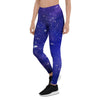 Blue Stardust Space Galaxy Women's Leggings-grizzshop