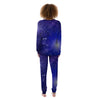 Blue Stardust Space Galaxy Women's Pajamas-grizzshop