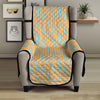 Blue Statue Of Liberty Print Pattern Armchair Protector-grizzshop