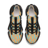 Blue Statue Of Liberty Print Pattern Black Gym Shoes-grizzshop