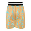 Blue Statue Of Liberty Print Pattern Boxing Shorts-grizzshop