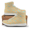 Blue Statue Of Liberty Print Pattern High Top Sneakers-grizzshop