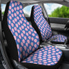 Blue Strawberry Pattern Print Universal Fit Car Seat Cover-grizzshop