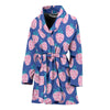 Load image into Gallery viewer, Blue Strawberry Pattern Print Women Long Robe-grizzshop