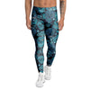 Blue Sugar Skull Men's Leggings-grizzshop