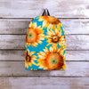 Blue Sunflower Backpack-grizzshop