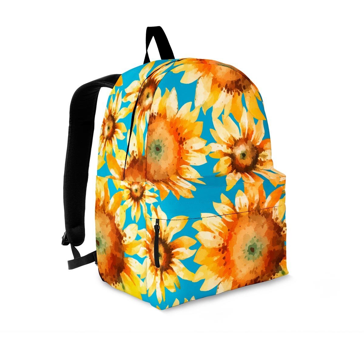 Blue Sunflower Backpack-grizzshop