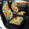 Blue Sunflower Car Seat Covers-grizzshop