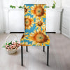 Blue Sunflower Chair Cover-grizzshop