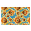 Blue Sunflower Door Mat-grizzshop