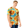 Blue Sunflower Men T Shirt-grizzshop