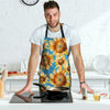 Blue Sunflower Men's Apron-grizzshop