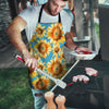 Blue Sunflower Men's Apron-grizzshop