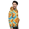 Blue Sunflower Men's Hoodie-grizzshop