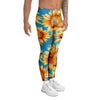 Blue Sunflower Men's Leggings-grizzshop