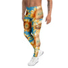 Blue Sunflower Men's Leggings-grizzshop