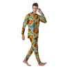 Blue Sunflower Men's Pajamas-grizzshop