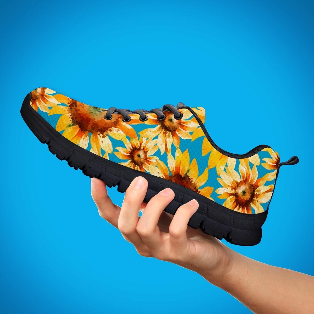 Blue Sunflower Men's Sneakers-grizzshop