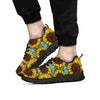 Blue Sunflower Print Men's Sneakers-grizzshop