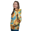 Blue Sunflower Women's Hoodie-grizzshop