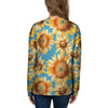 Blue Sunflower Women's Sweatshirt-grizzshop