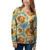 Blue Sunflower Women's Sweatshirt-grizzshop