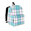 Blue Tartan Plaid Backpack-grizzshop