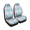 Blue Tartan Plaid Car Seat Covers-grizzshop