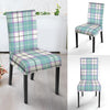 Blue Tartan Plaid Chair Cover-grizzshop