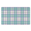 Blue Tartan Plaid Door Mat-grizzshop