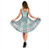 Blue Tartan Plaid Dress-grizzshop