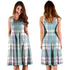 Blue Tartan Plaid Dress-grizzshop