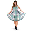 Blue Tartan Plaid Dress-grizzshop