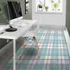 Blue Tartan Plaid Floor Mat-grizzshop