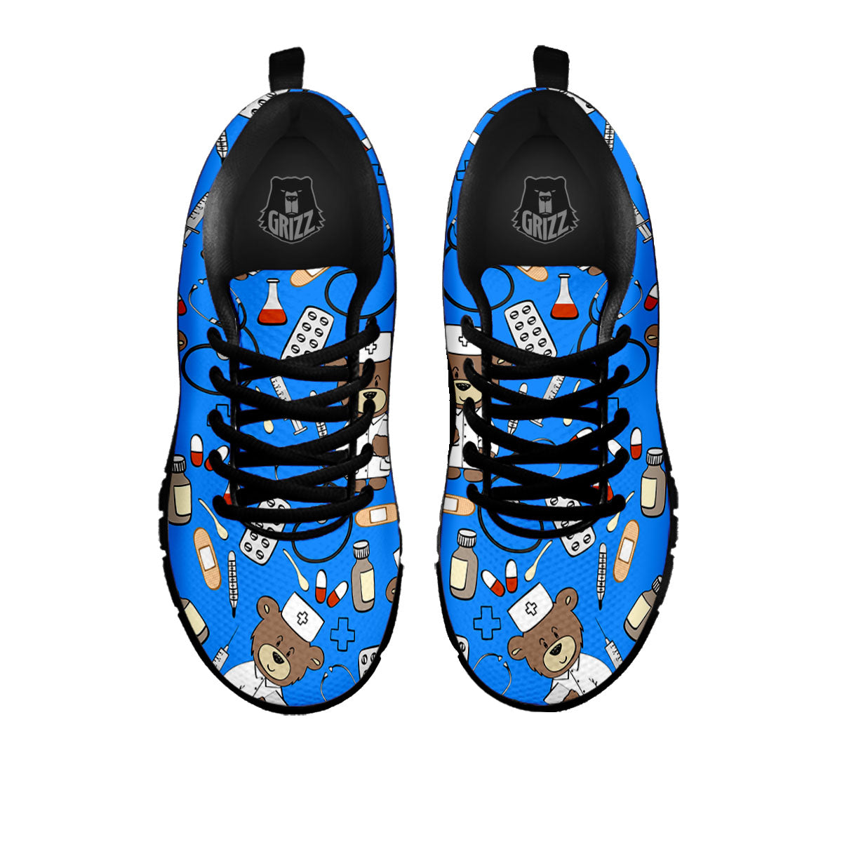 Blue Teddy Bear Nurse - Sneakers-grizzshop