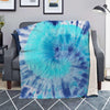 Blue Tie Dye Blanket-grizzshop