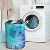 Blue Tie Dye Laundry Basket-grizzshop