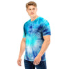 Blue Tie Dye Men T Shirt-grizzshop