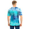 Blue Tie Dye Men T Shirt-grizzshop