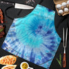 Blue Tie Dye Men's Apron-grizzshop