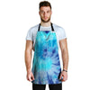 Blue Tie Dye Men's Apron-grizzshop