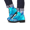 Blue Tie Dye Men's Boots-grizzshop