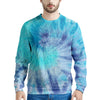 Blue Tie Dye Men's Sweatshirt-grizzshop