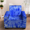 Blue Tie Dye Print Armchair Cover-grizzshop